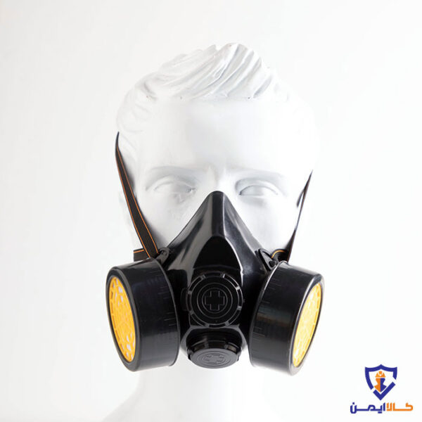 ماسک نیم صورت دو فیلتر تک پلاست