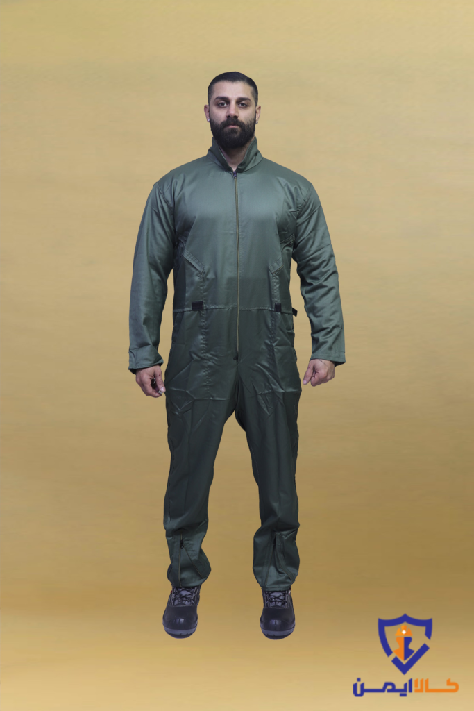 لباس کار یکسره خلبانی سبز